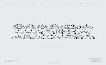 Filigrees and Ornaments ST Font