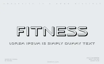 Fitness Font