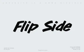 Flip Side Font