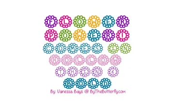 Flower Power Font