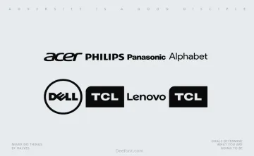 Font Logos Technology Font