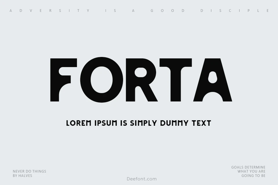 Forta Font