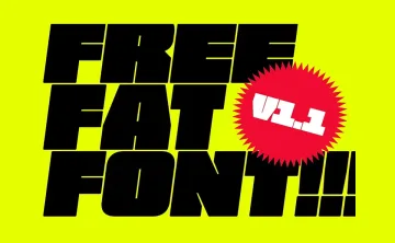 Free Fat Font