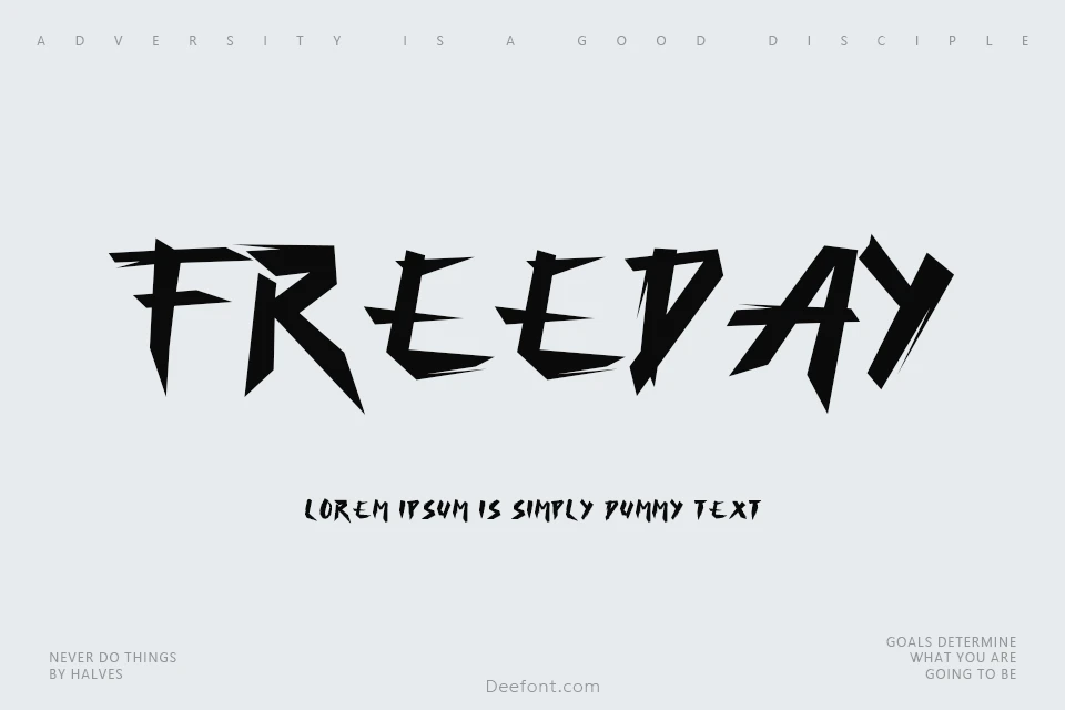 Freeday Font