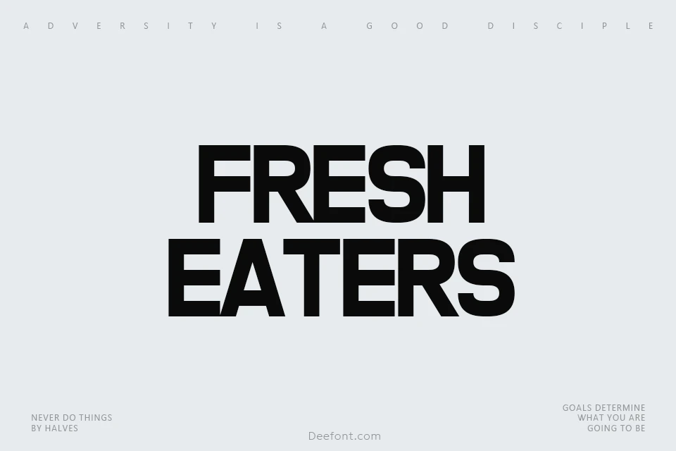 Fresh Eaters Font