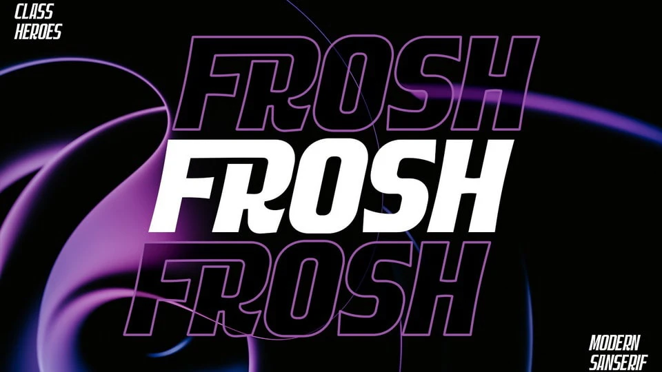 frosh font download