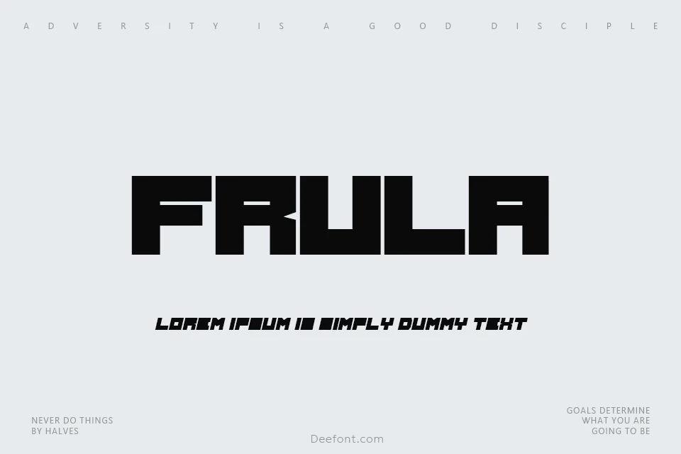 Frula Font