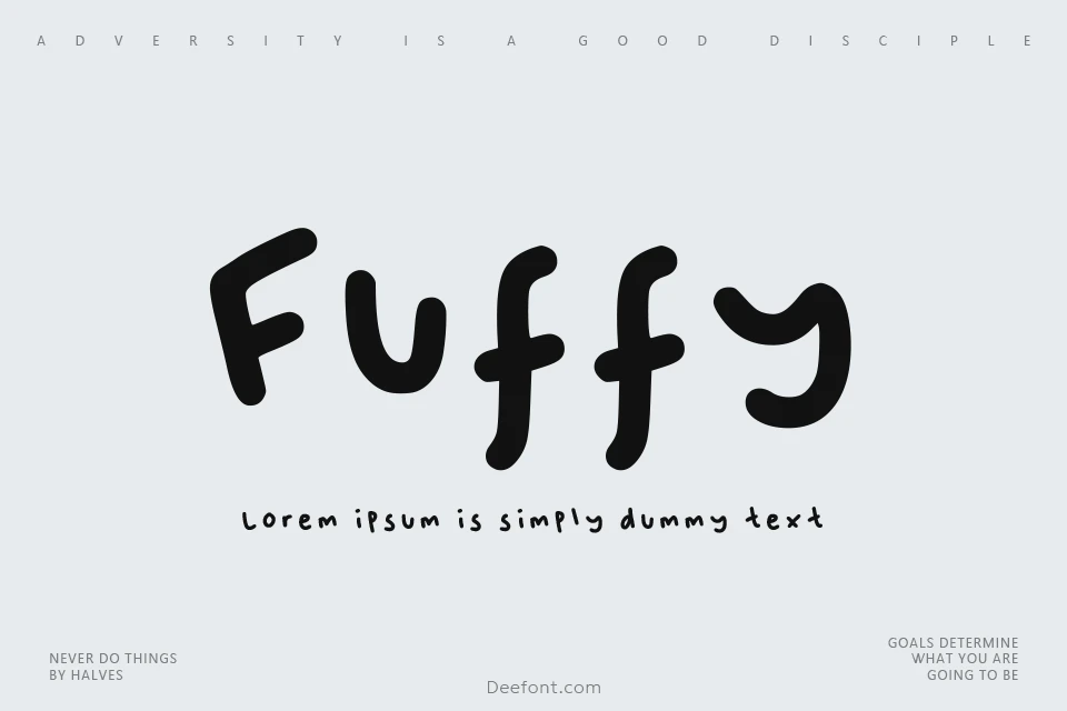 Fuffy Font