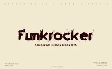 Funkrocker Font