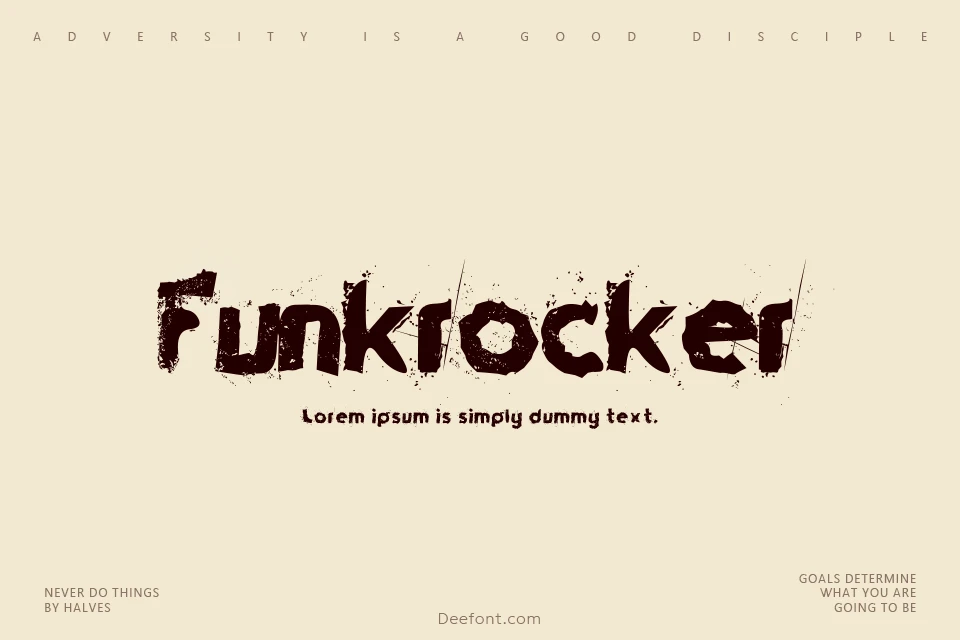 Funkrocker Font