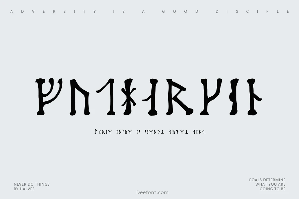 Futharken Font