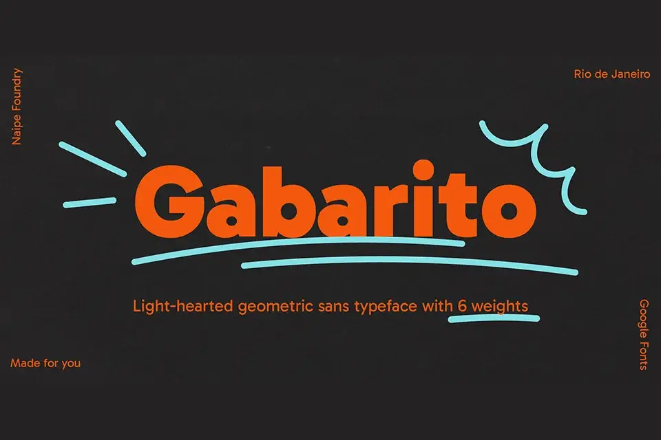 Gabarito Font Family