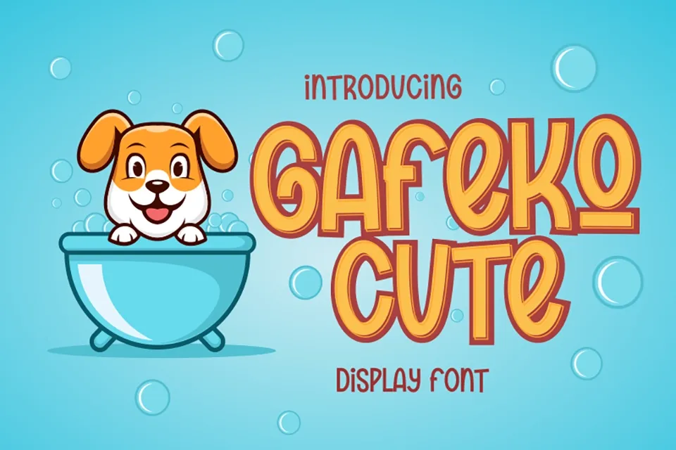 Gafeko Cute Font