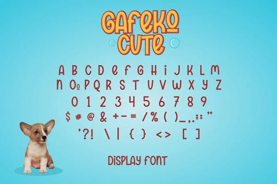 Gafeko Cute Font