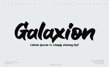 Galaxion Font