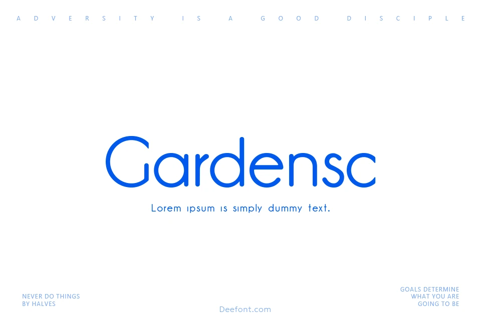 Gardens C Font