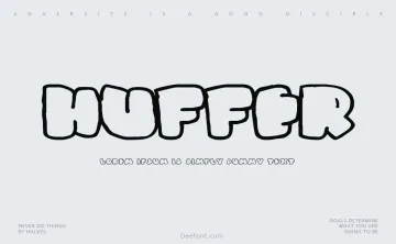 Gas Huffer Phat Font