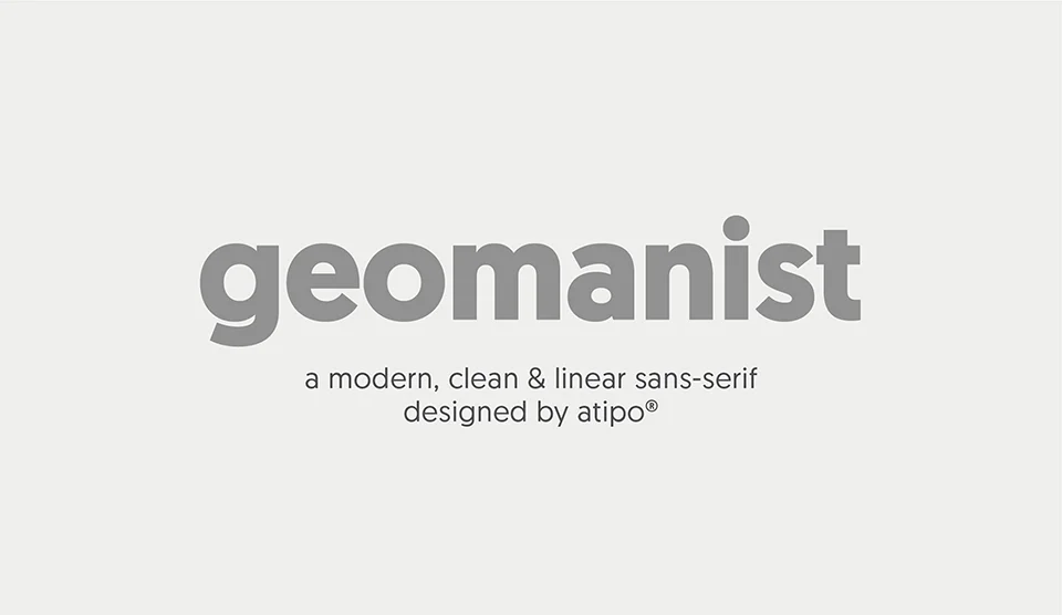 geomanist font download
