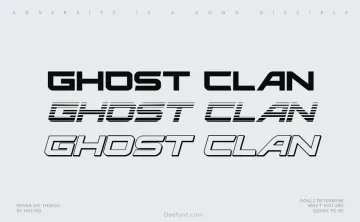 Ghost Clan Font