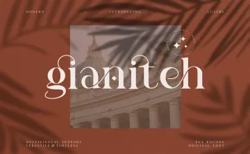 Gianiteh Font