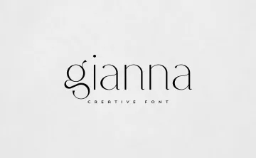 Gianna font