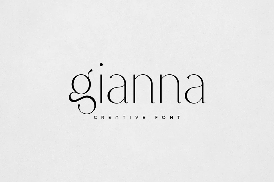 Gianna font download