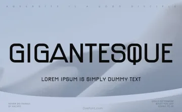 Gigantesque Font Family