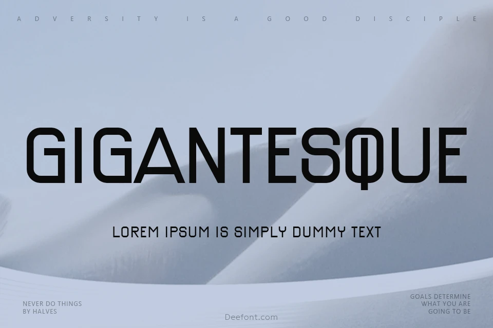 Gigantesque Font Family