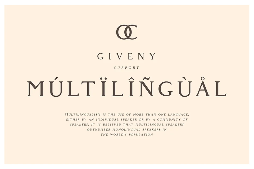 Giveny Serif Font Download