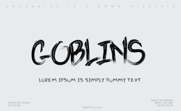 Goblins Font