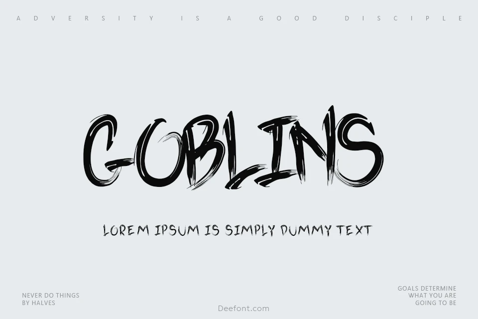 Goblins Font