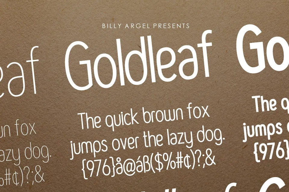 Goldleaf Font