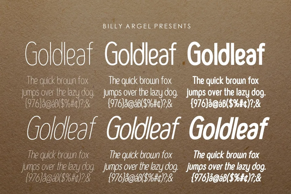 Goldleaf Font