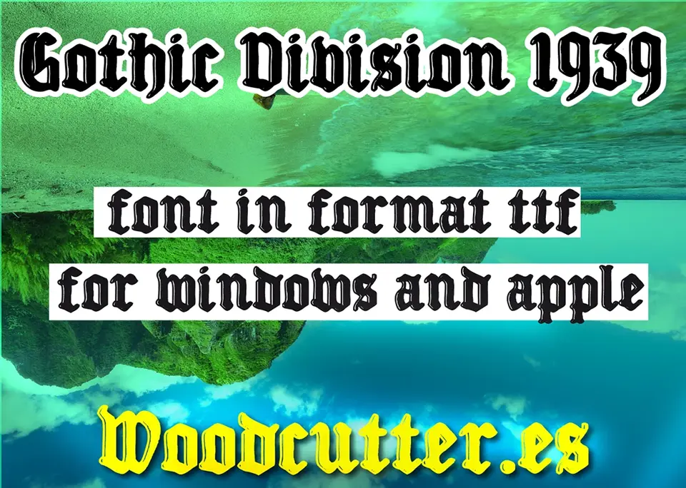 Gothic Division 1939 Font - Free Download & Preview | Deefont