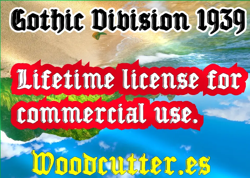 Gothic Division 1939 Font - Free Download & Preview | Deefont