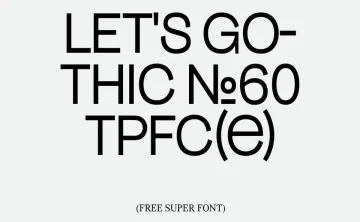 Gothic №60 Font