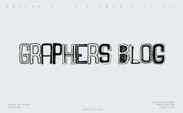 Graphers Blog Font