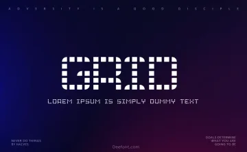 Grid Font