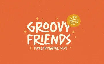 Groovy Friends Font