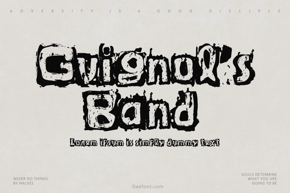 Guignol's Band Font