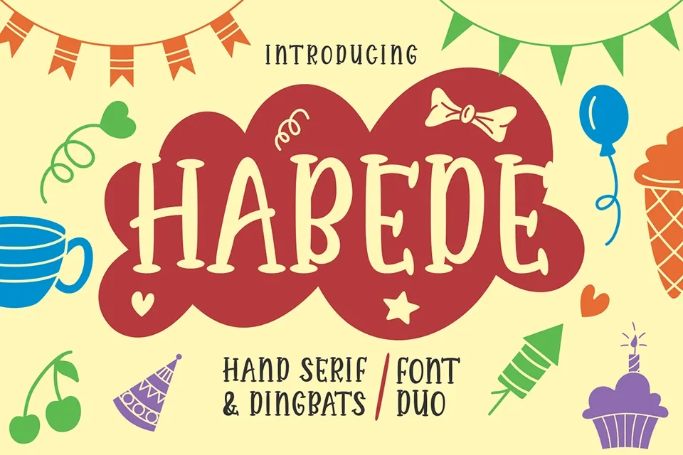 Habede Extra Doodles Font