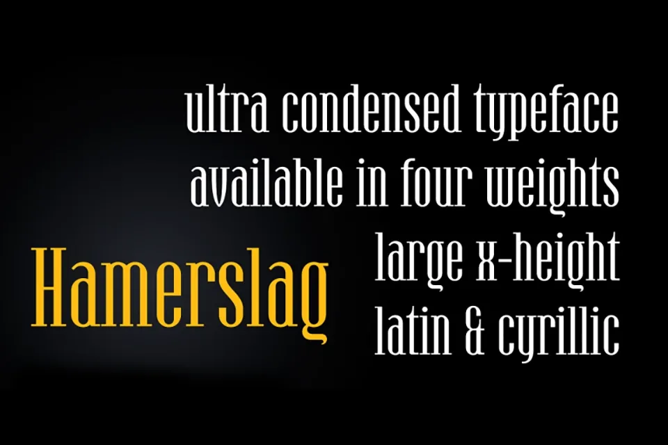 Hamerslag Font