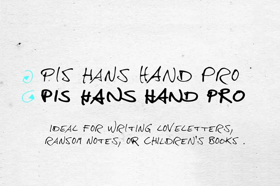 Hans Hand Font