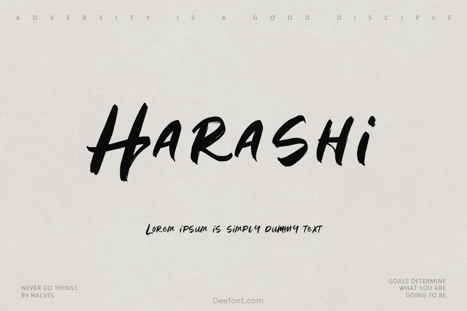 Harashi Font