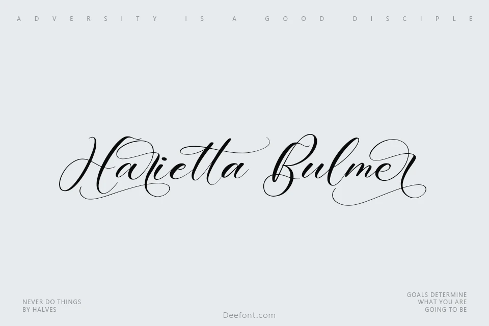 Harietta Bulmer Font
