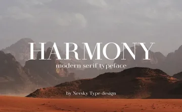 Harmony Typeface