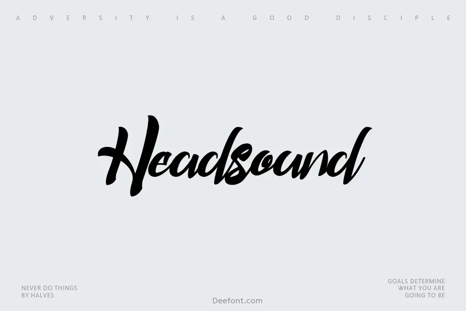 Headsound Font