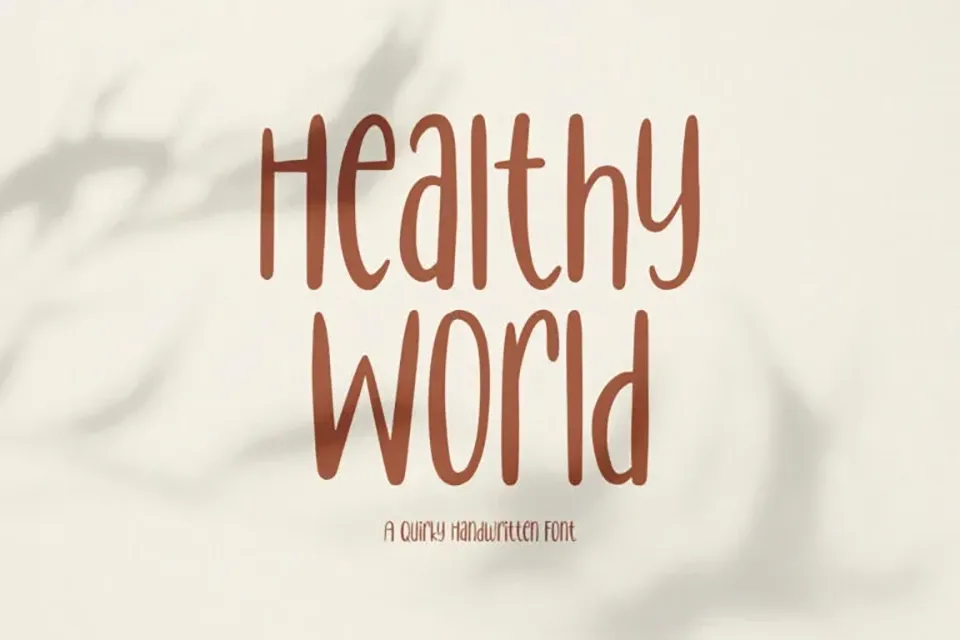 Healthy World Font