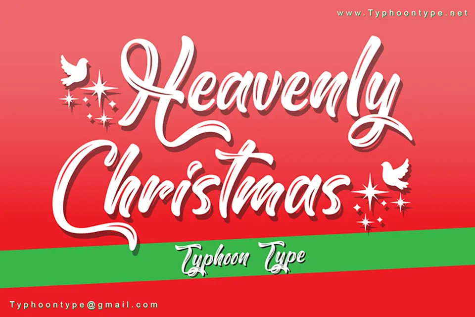 Heavenly Christmas Font