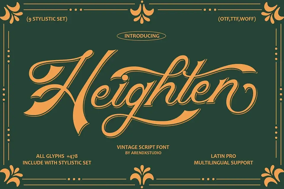 Heighten Font free download